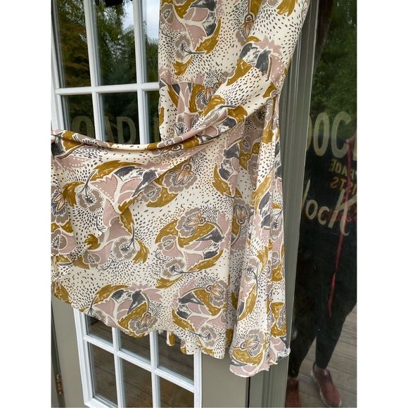 Free People (x Resolve) Pebble Fate CREPE MAXI SKIRT Paisley, Sz 12, MSRP $128 - Picture 4 of 13